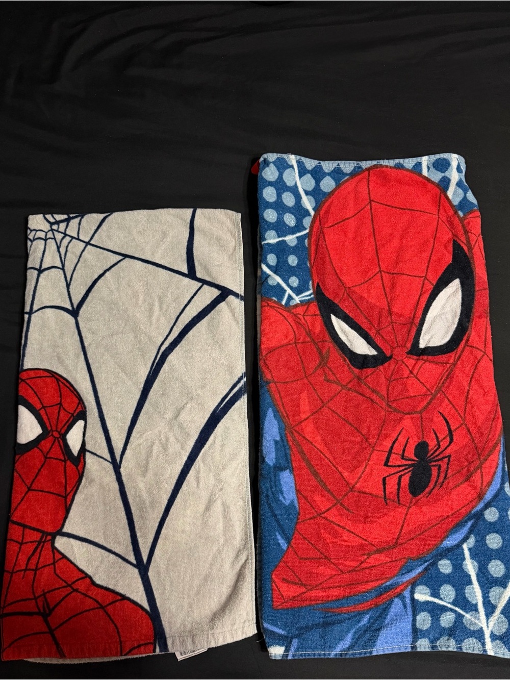 Marvel Spider-Man Red and Blue Bath Towels
